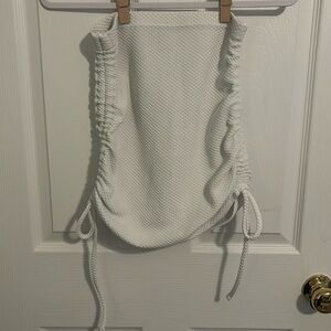 White Bodycon Mini Skirt